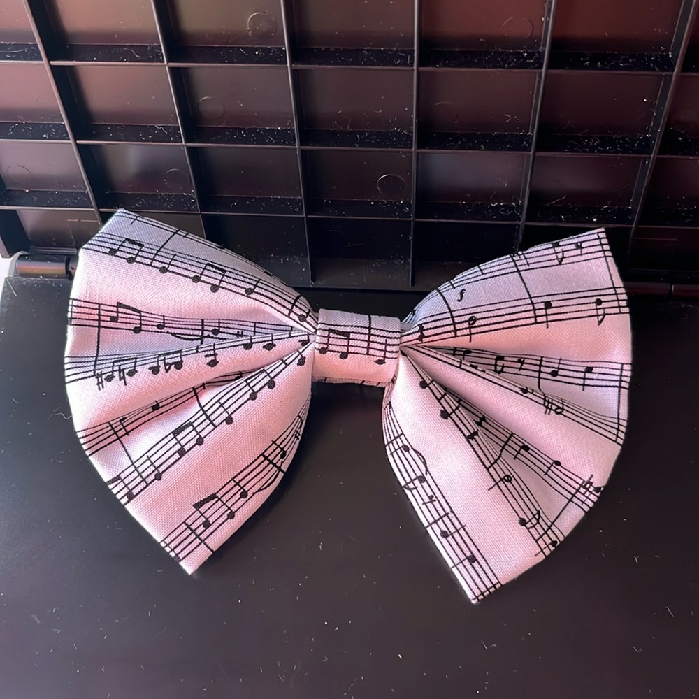 Music notes bow